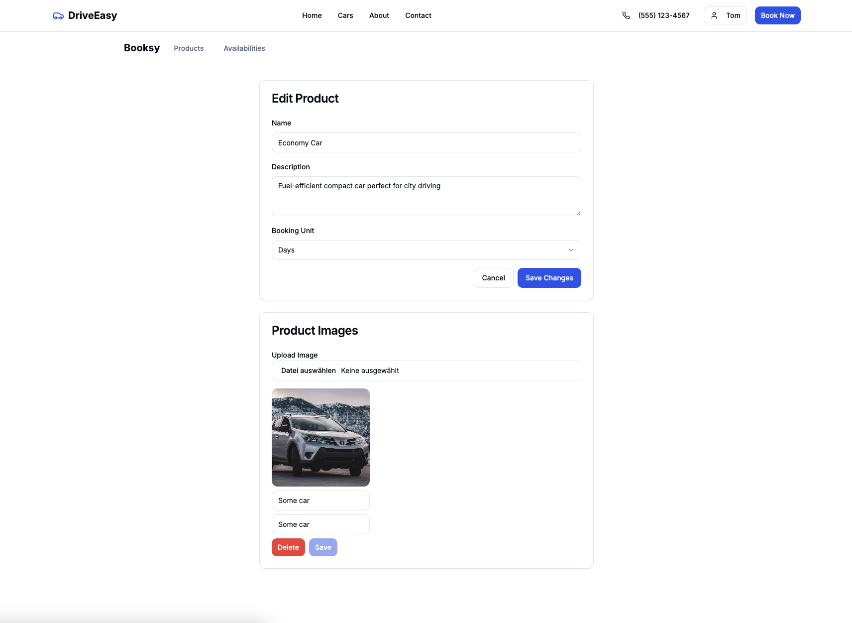 Admin Dashboard Demo