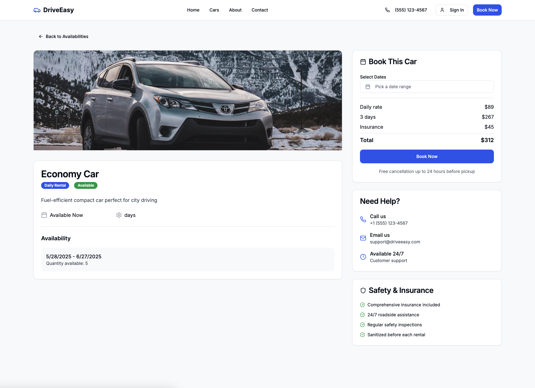 Details Page Demo